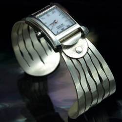 Silver Cuff Watchband